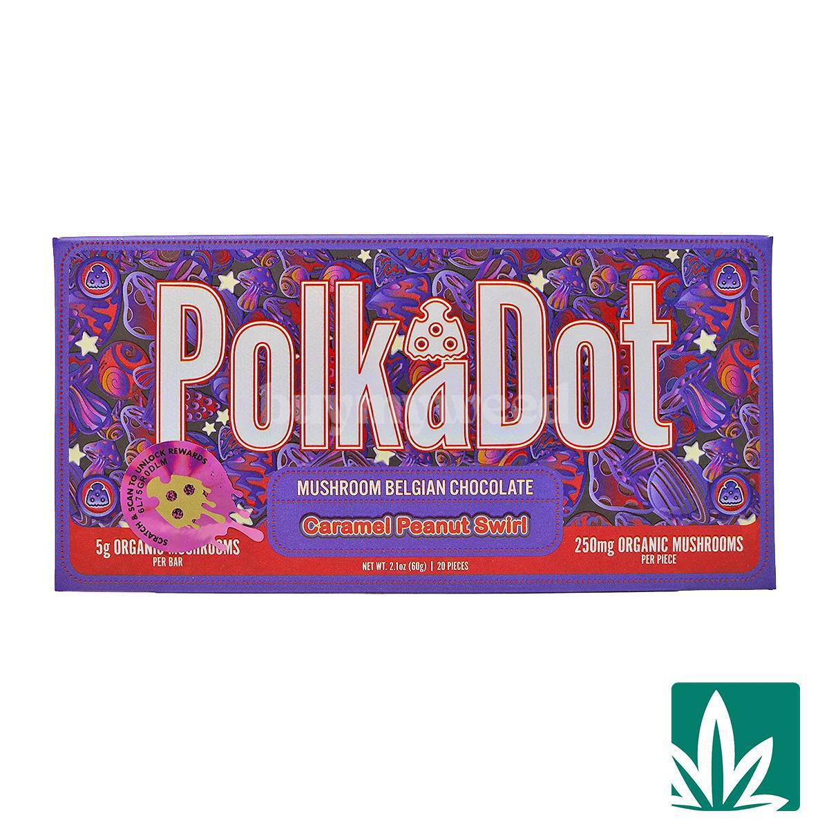 Polka Dots Magic Chocolate – Caramel Peanut Swirl 5g