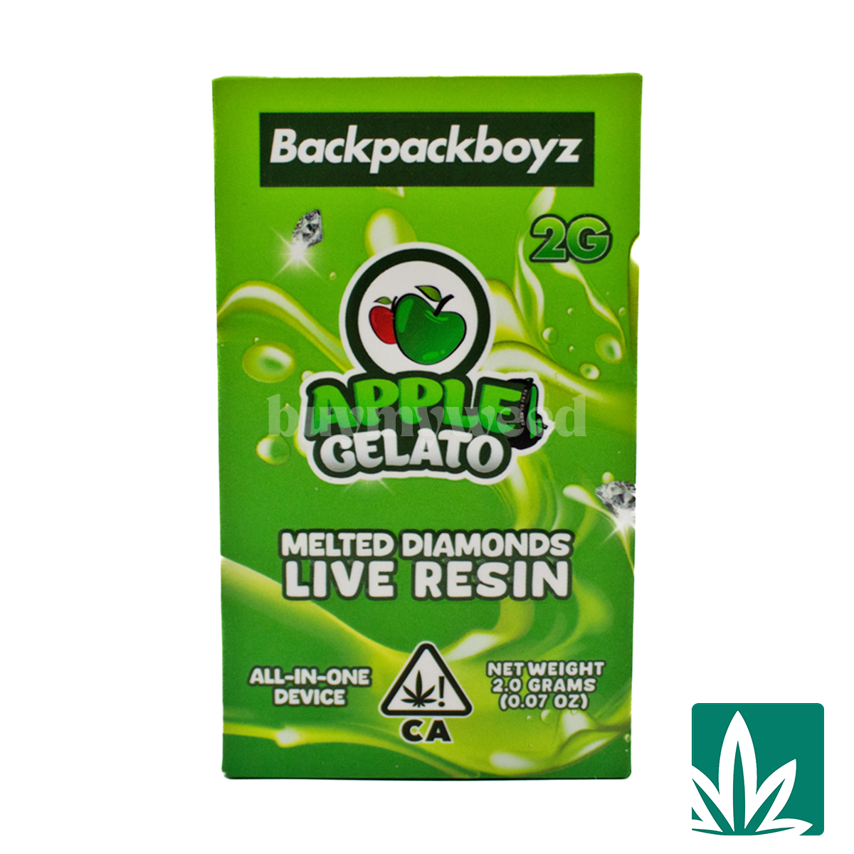Backpack boyz Live Resin (2g) - Apple Gelato