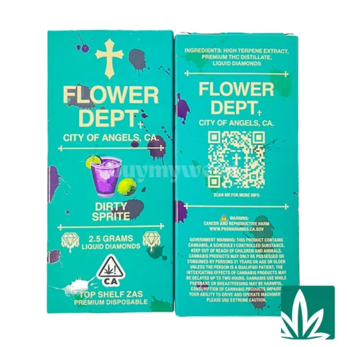 Flower Dept Liquid Diamond Disposable (2.5g) - Dirty Sprite