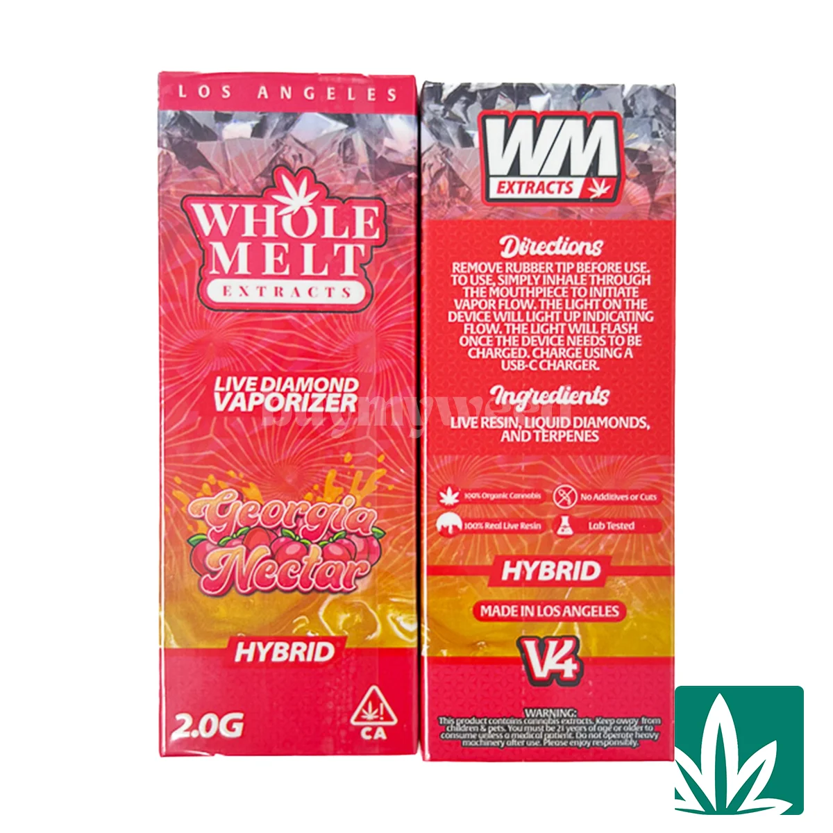 Whole Melts Live Diamond Disposable - Georgia Nectar 2g