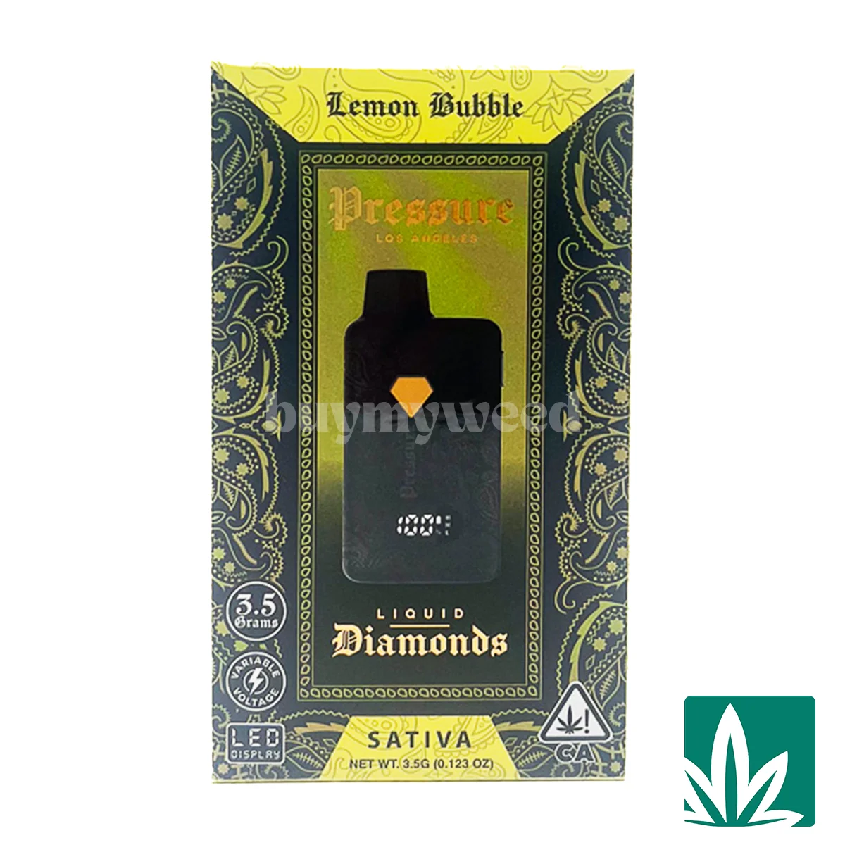 Pressure Liquid Diamonds Disposable - Lemon Bubble 3.5g
