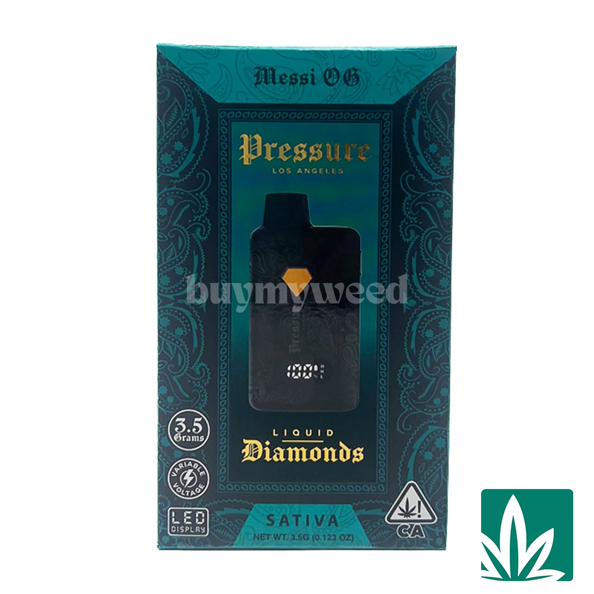 Pressure Liquid Diamonds Disposable (3.5g) - Messi OG