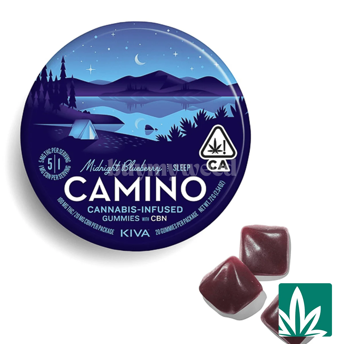 Camino (100mg) - Midnight Blueberry