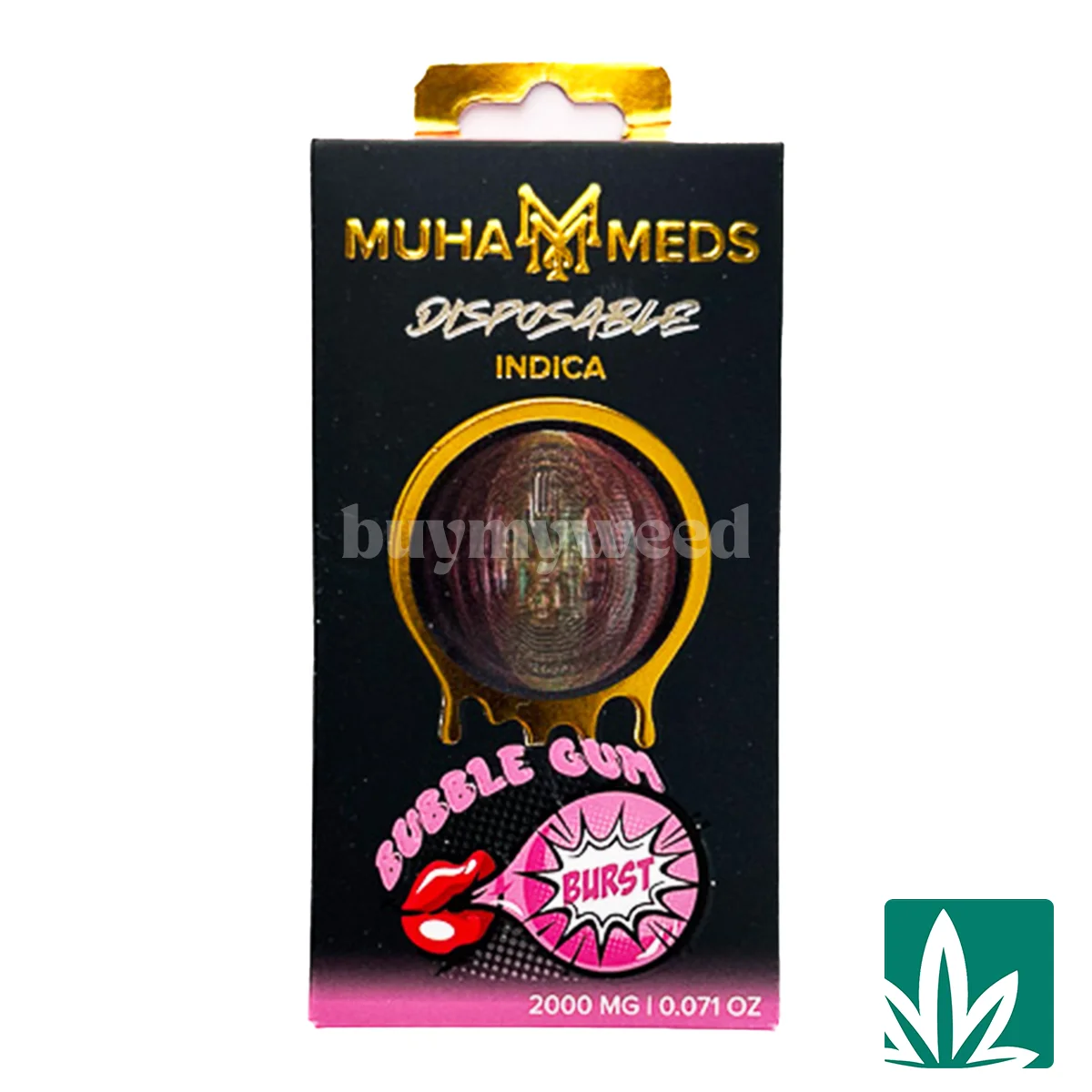 Muha Disposable - Bubble Gum Burst 2g