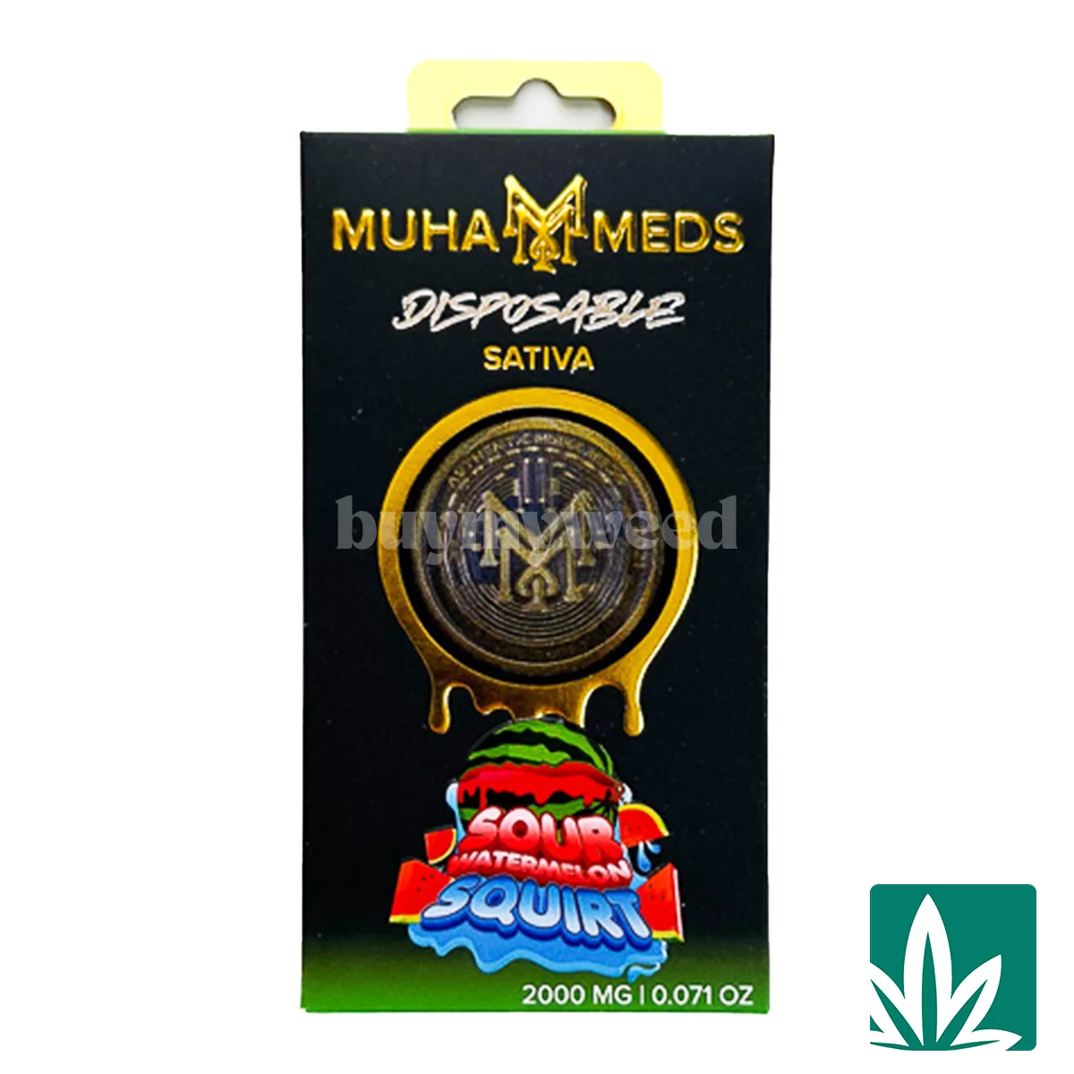 Muha Disposable - Sour Watermelon Squirt 2g