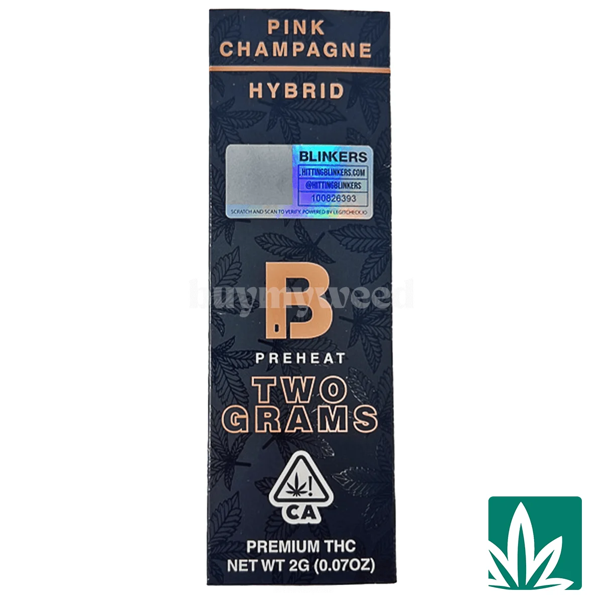 Blinkers Disposable (2g) - Pink Champagne