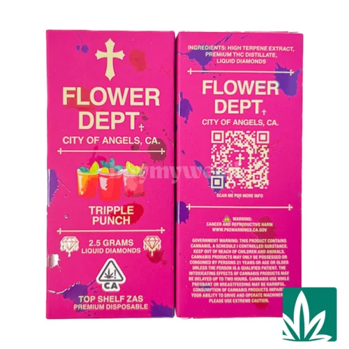 Flower Dept Liquid Diamond Disposable - Triple Punch 2.5g
