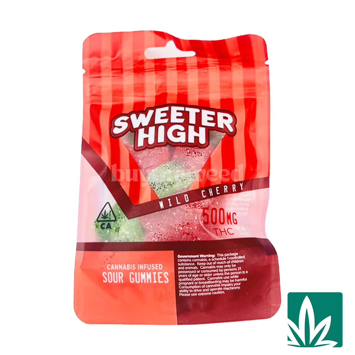 Sweeter High Gummies - Wild Cherry Pieces 500mg