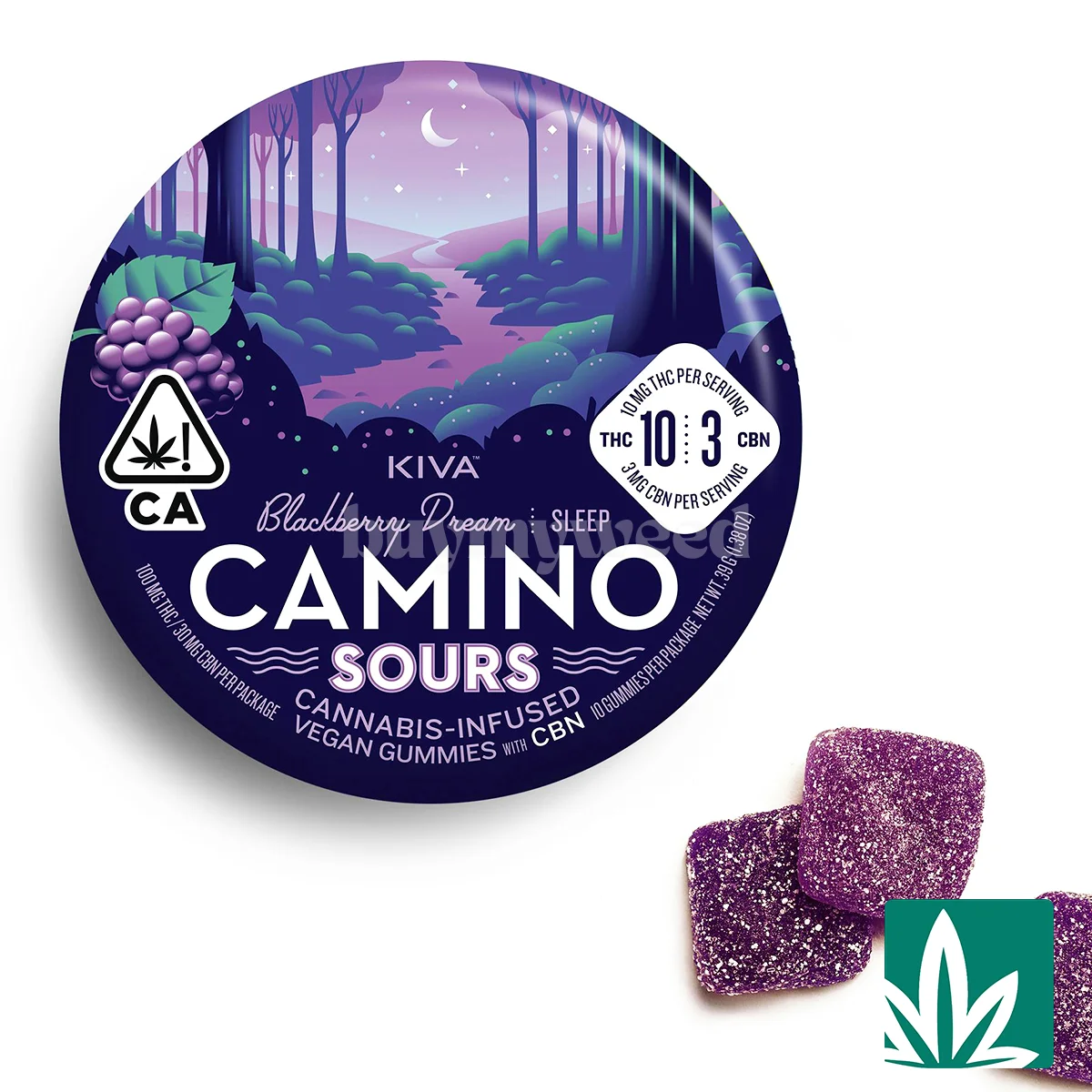 Camino – Blackberry Sours 100mg