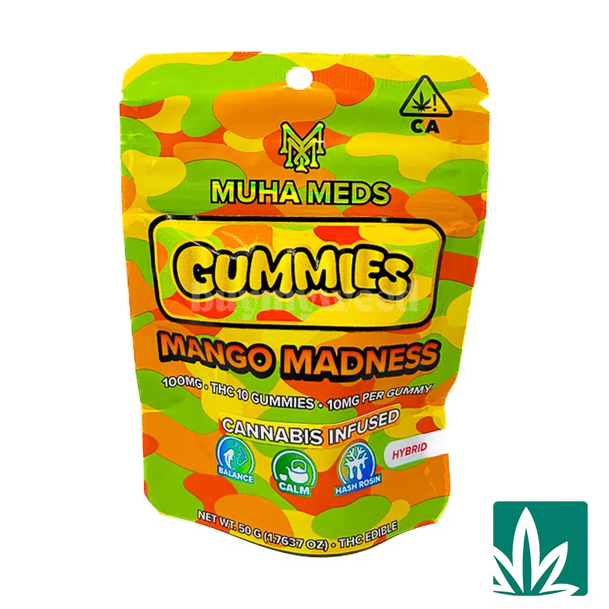 Muha Meds 100mg Edibles - Mango Madness