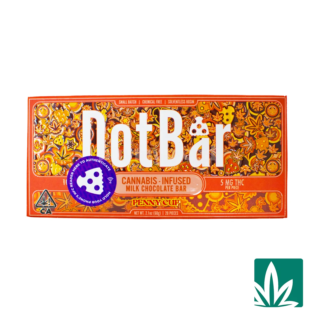 Dotbar Rosin Choco Bar - Penny Cup 100mg