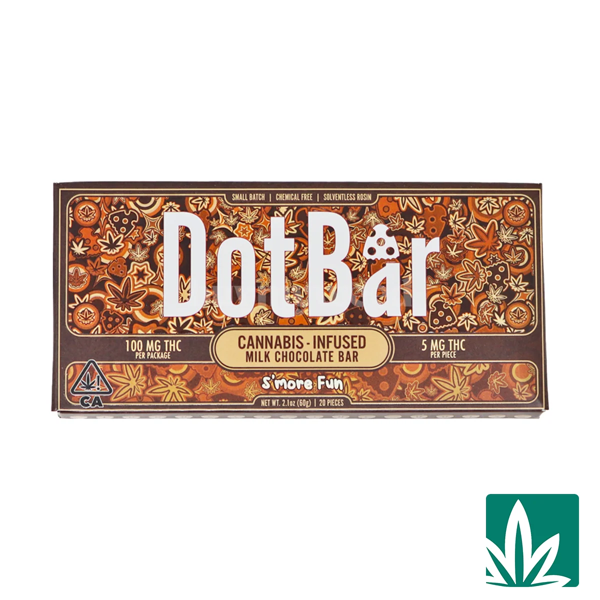 Dotbar Rosin Choco Bar - S'more Fun 100mg