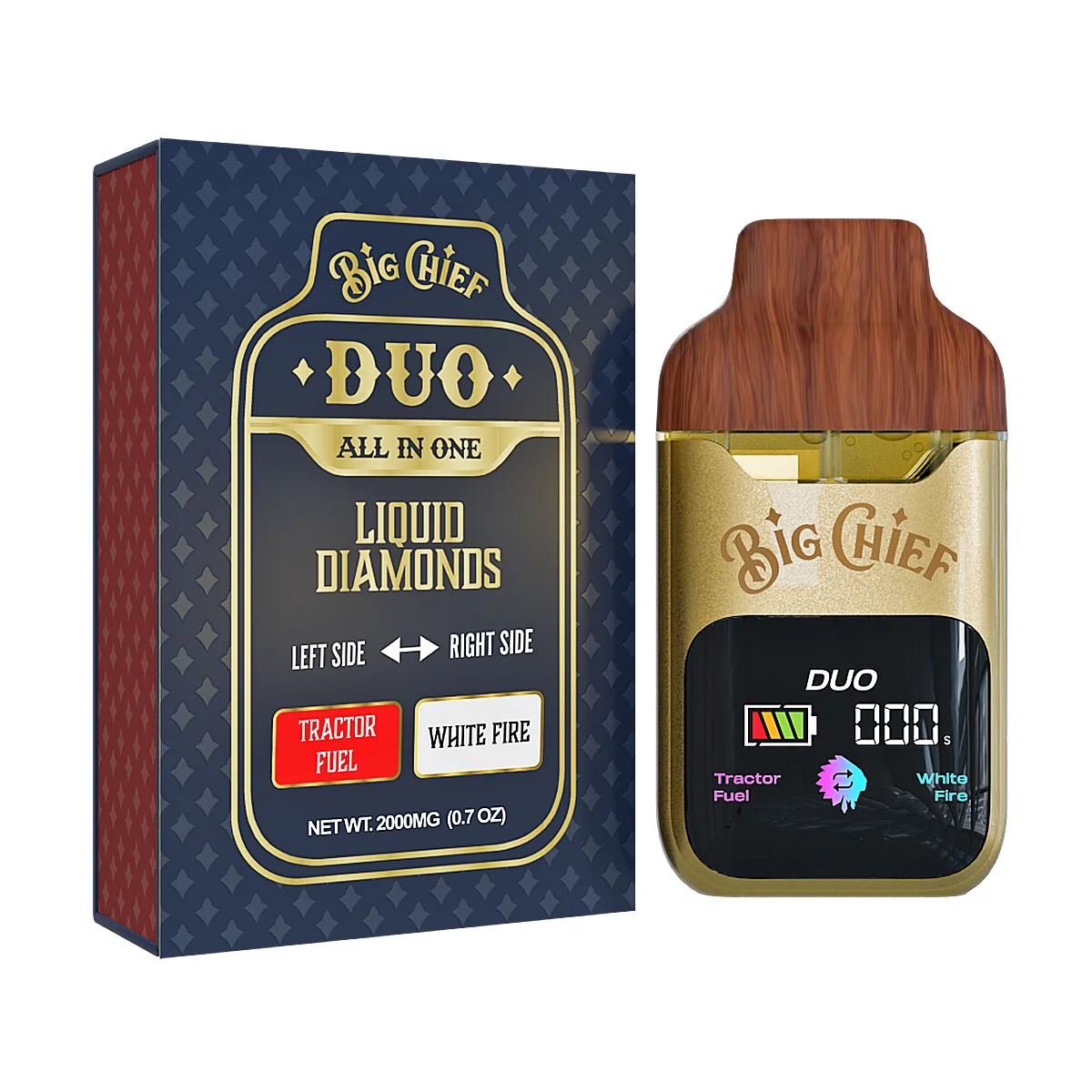 Big Chief Duo All in One 2g - Tractor Fuel & White Fire