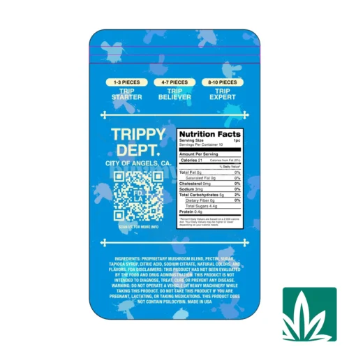 Alternative view of Trippy Dept (4g) Nano Gummy - Blue Slushie