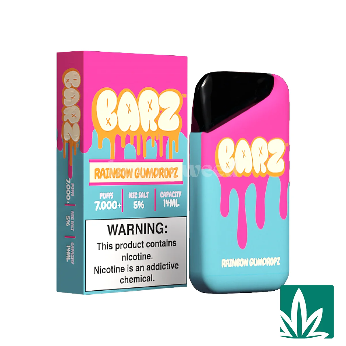 Barz Nicotine Vape – Rainbow Gumdropz