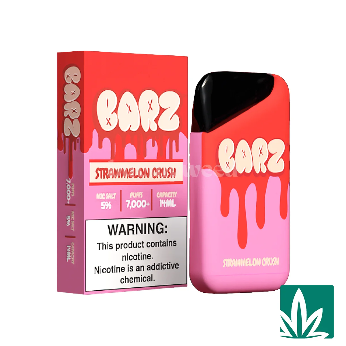 Barz Nicotine Vape – Strawmelon Crush