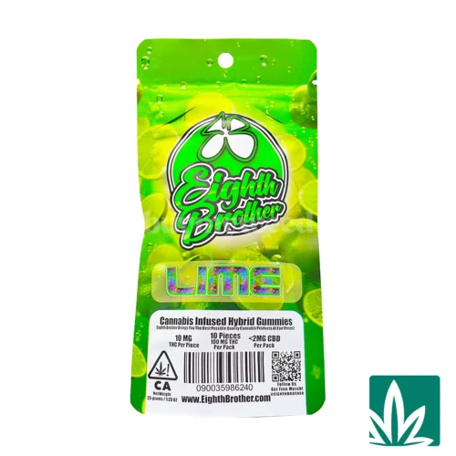 Eighth Brother Gummies (100mg) - Lime - 2
