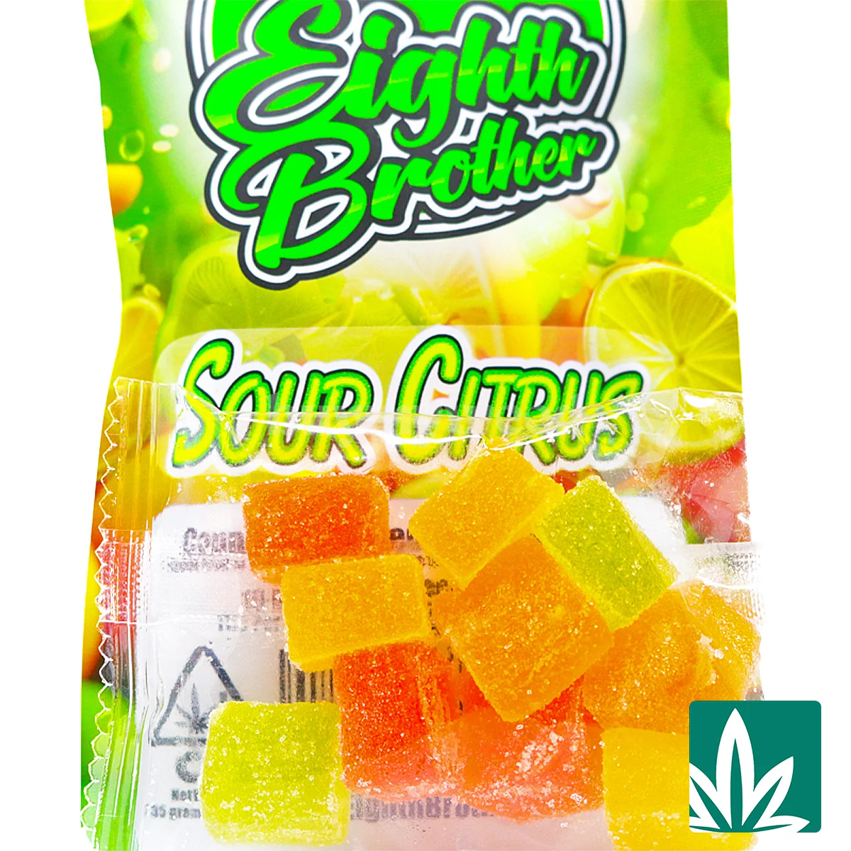 Eighth Brother Gummies (100mg) - Sour Citrus - 1