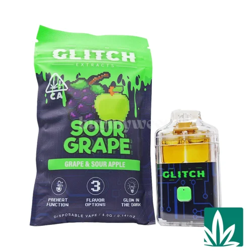 Glitch 4g Disposable - Sour Grape