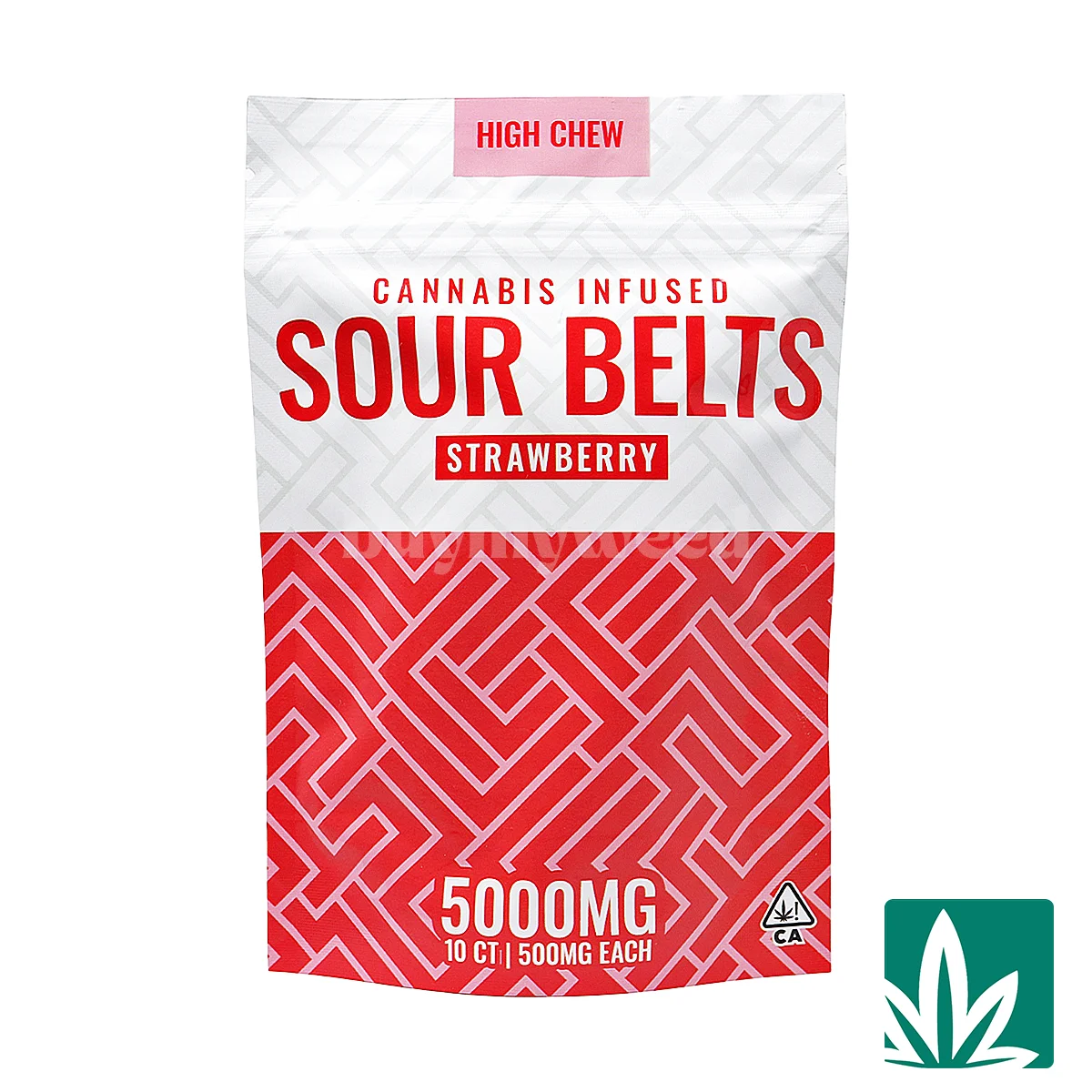 High Chew (5000mg) Strawberry Sour Belt
