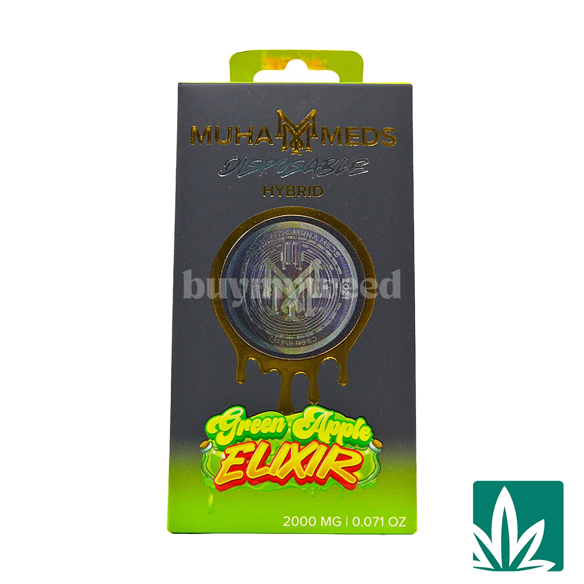 Muha Meds Disposable (2g) - Green Apple Elixir