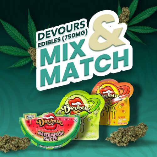 Mix & Match - Devour Edibles (750MG)