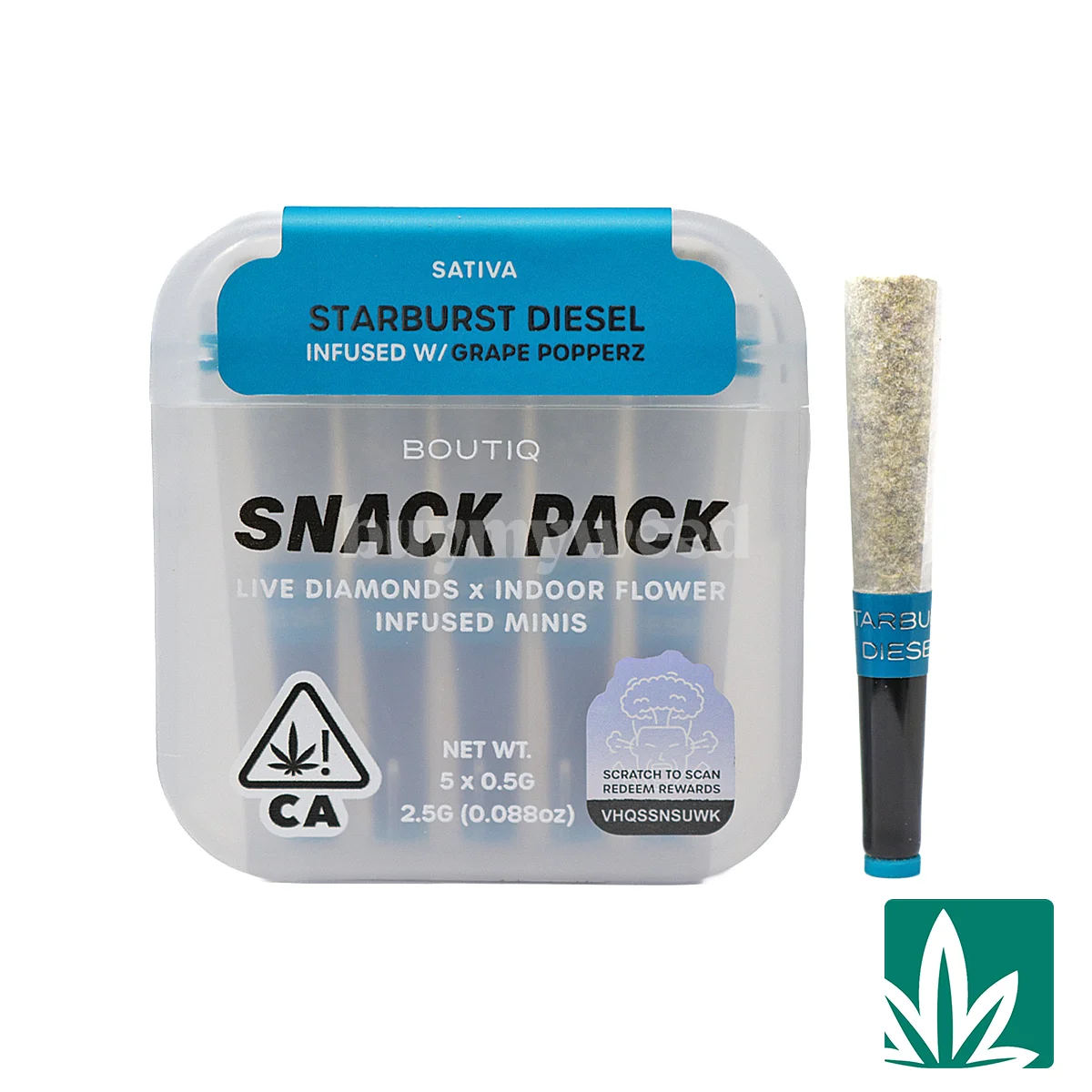 Boutiq Prerolls (2.5g) - Starburst Diesel