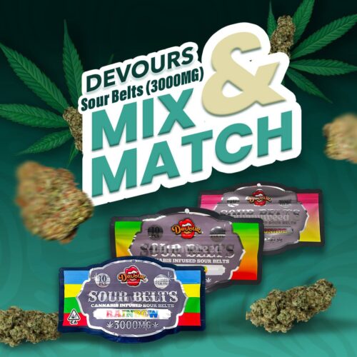 Mix & Match Devour Sour Belts (3000MG)