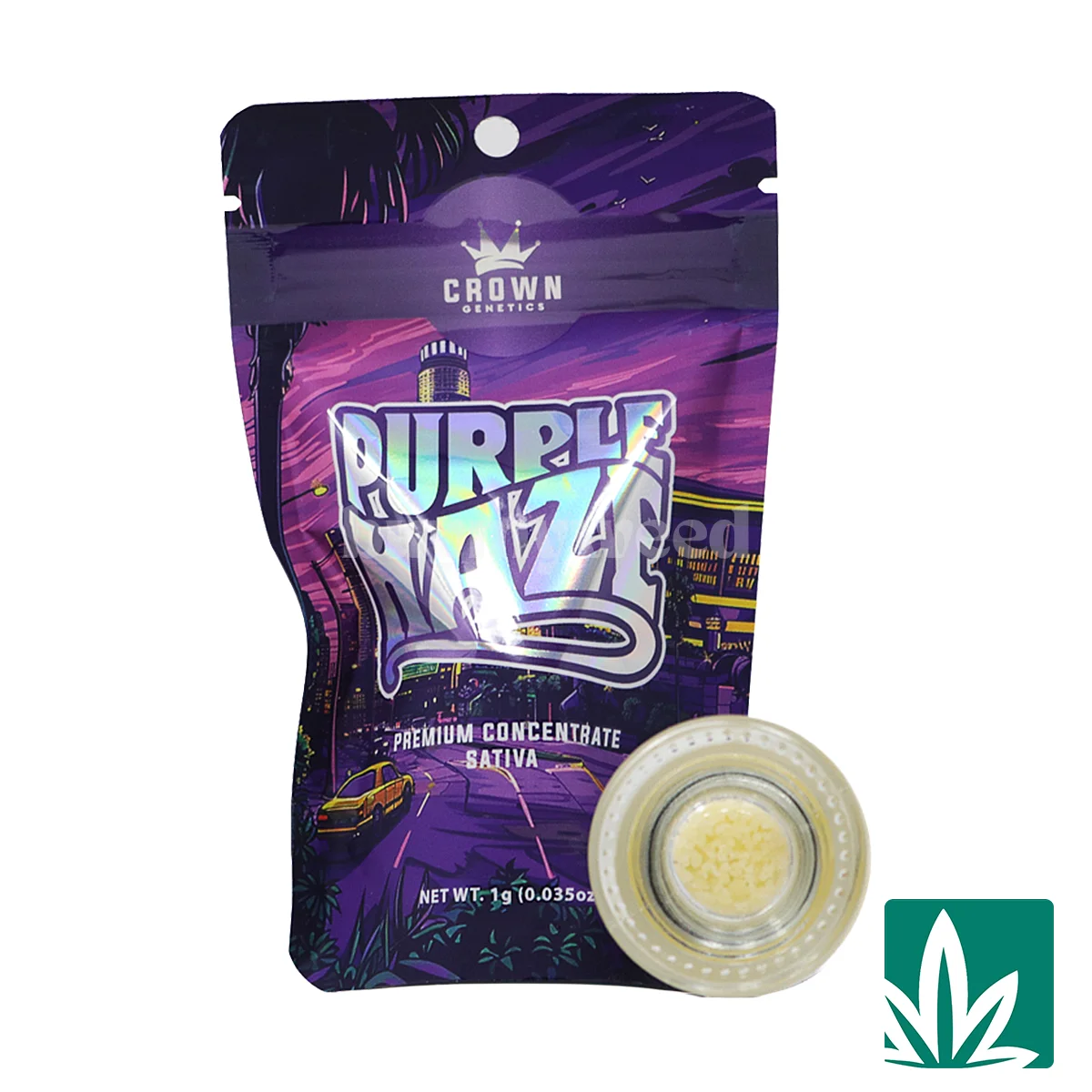 Crown Genetics Sugar (1g) - Purple Haze