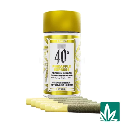 STZY 40's Pre roll Joints (2.5g) - Pineapple Express