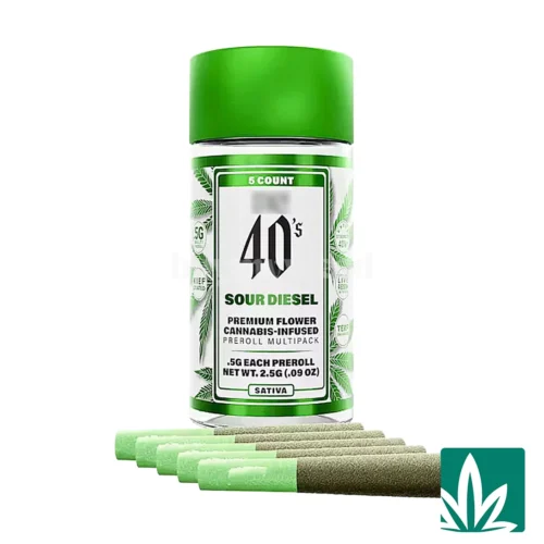 STZY 40's Pre roll Joints (2.5g) - Sour Diesel