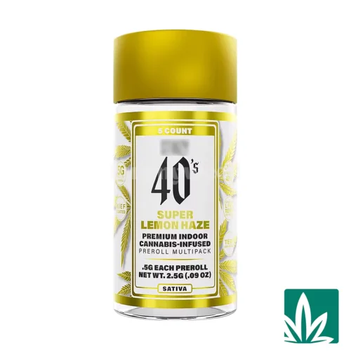 STZY 40's Pre roll Joints (2.5g) - Super Lemon Haze