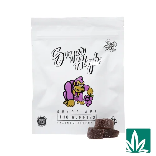 Sugar High Gummies w/ Nanotech (500mg) - Grape Ape