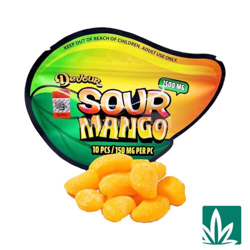 Devour Edibles (1500mg) - Sour Mango