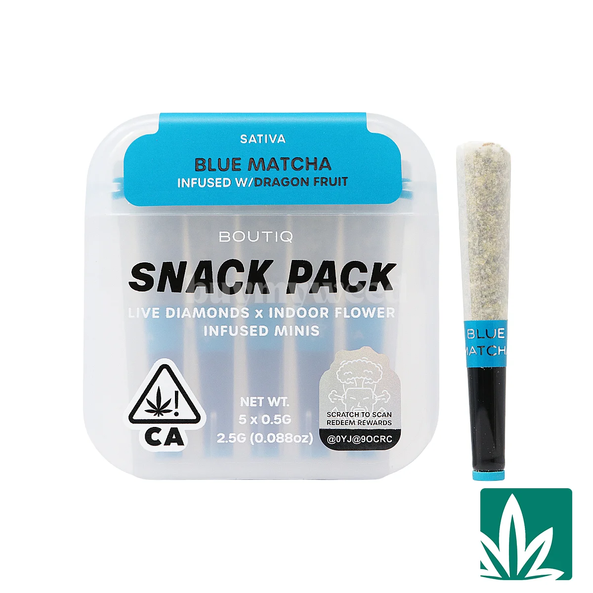 Boutiq Snack Pack (2.5g) - Blue Matcha