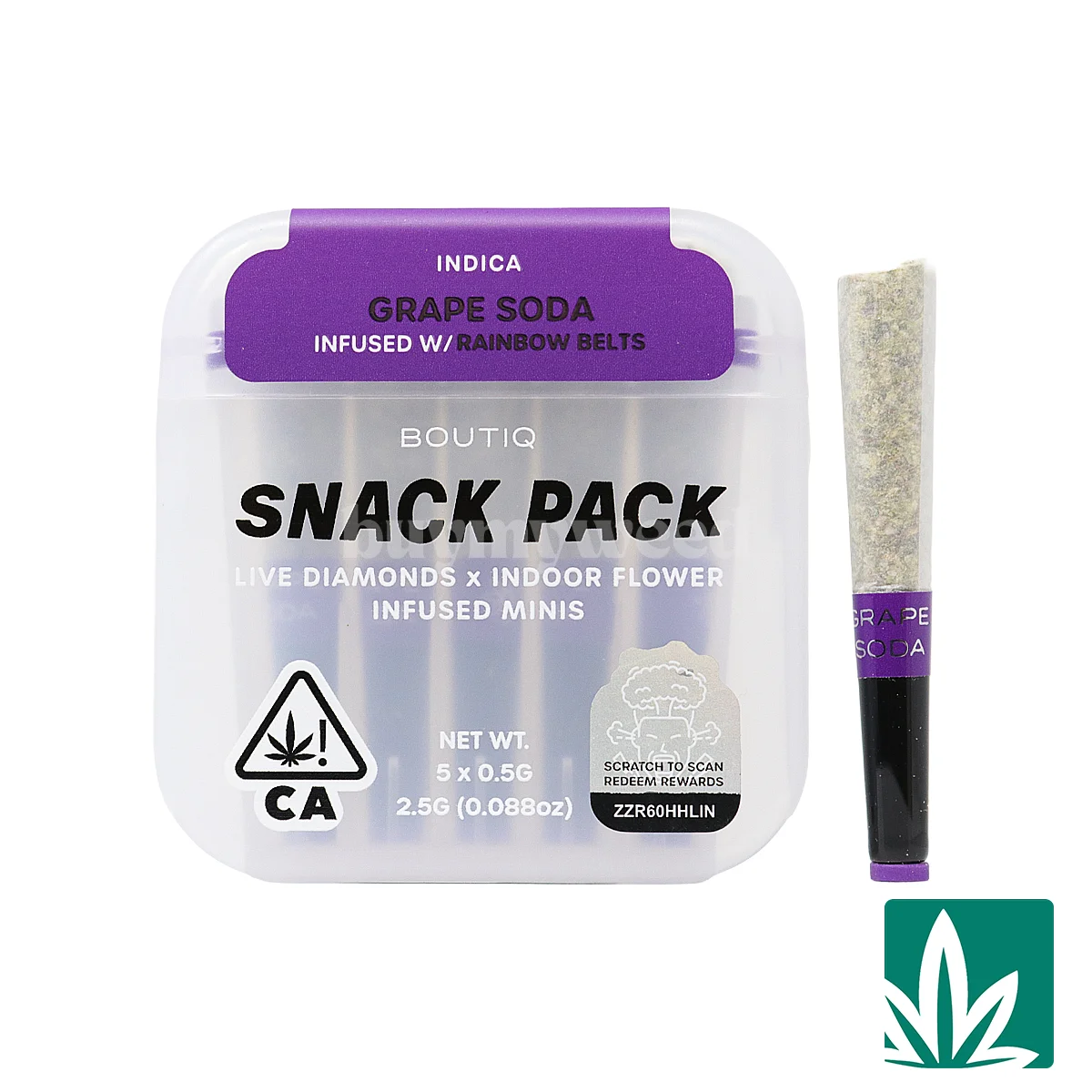 Boutiq Snack Pack (2.5g) - Grape Soda