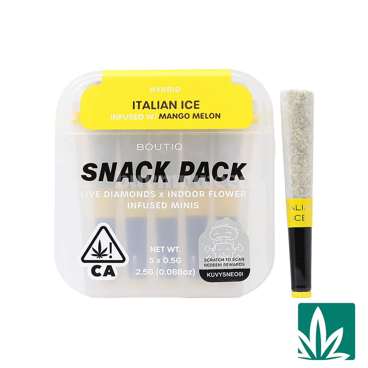 Boutiq Snack Pack (2.5g) - Italian Ice