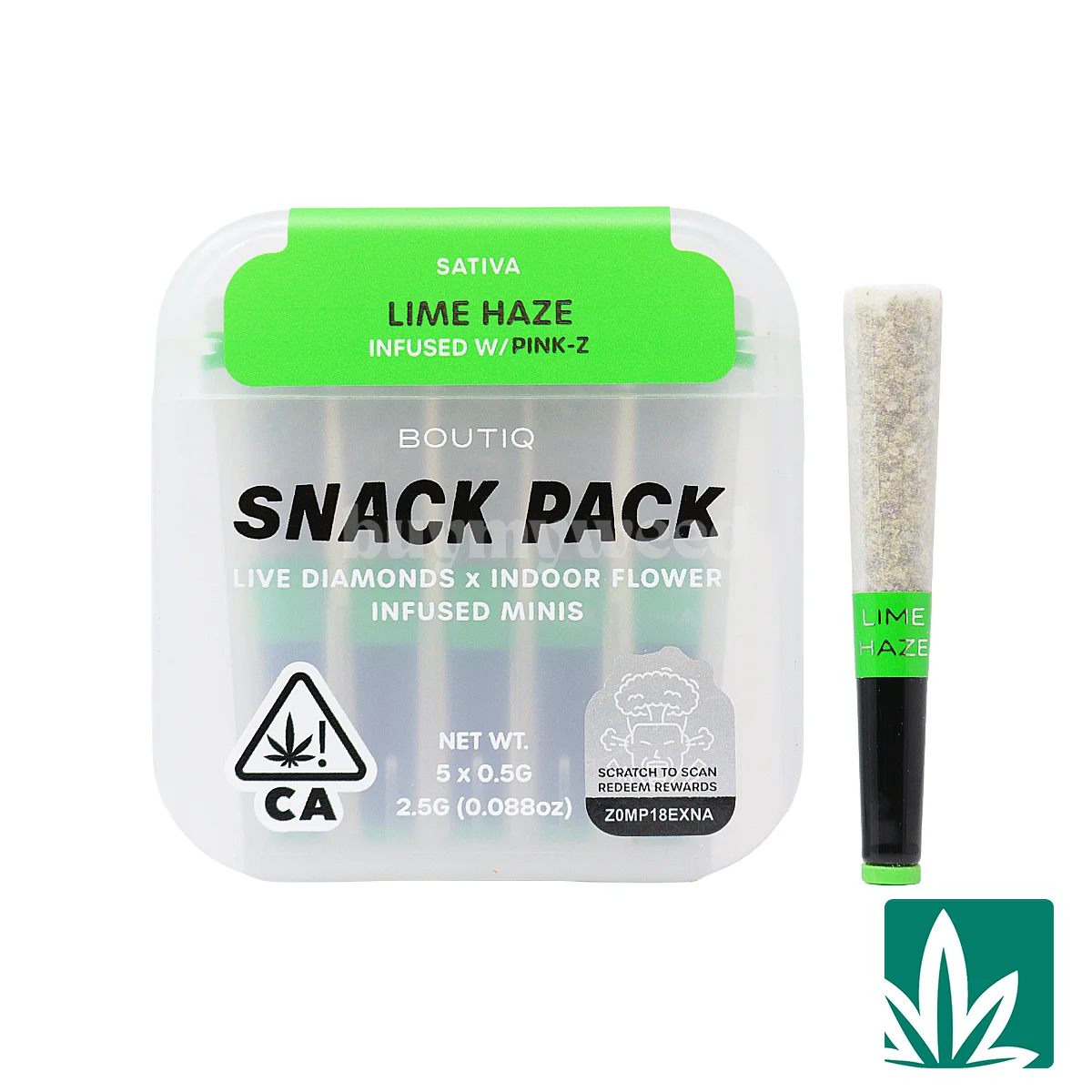 Boutiq Snack Pack (2.5g) - Lime Haze