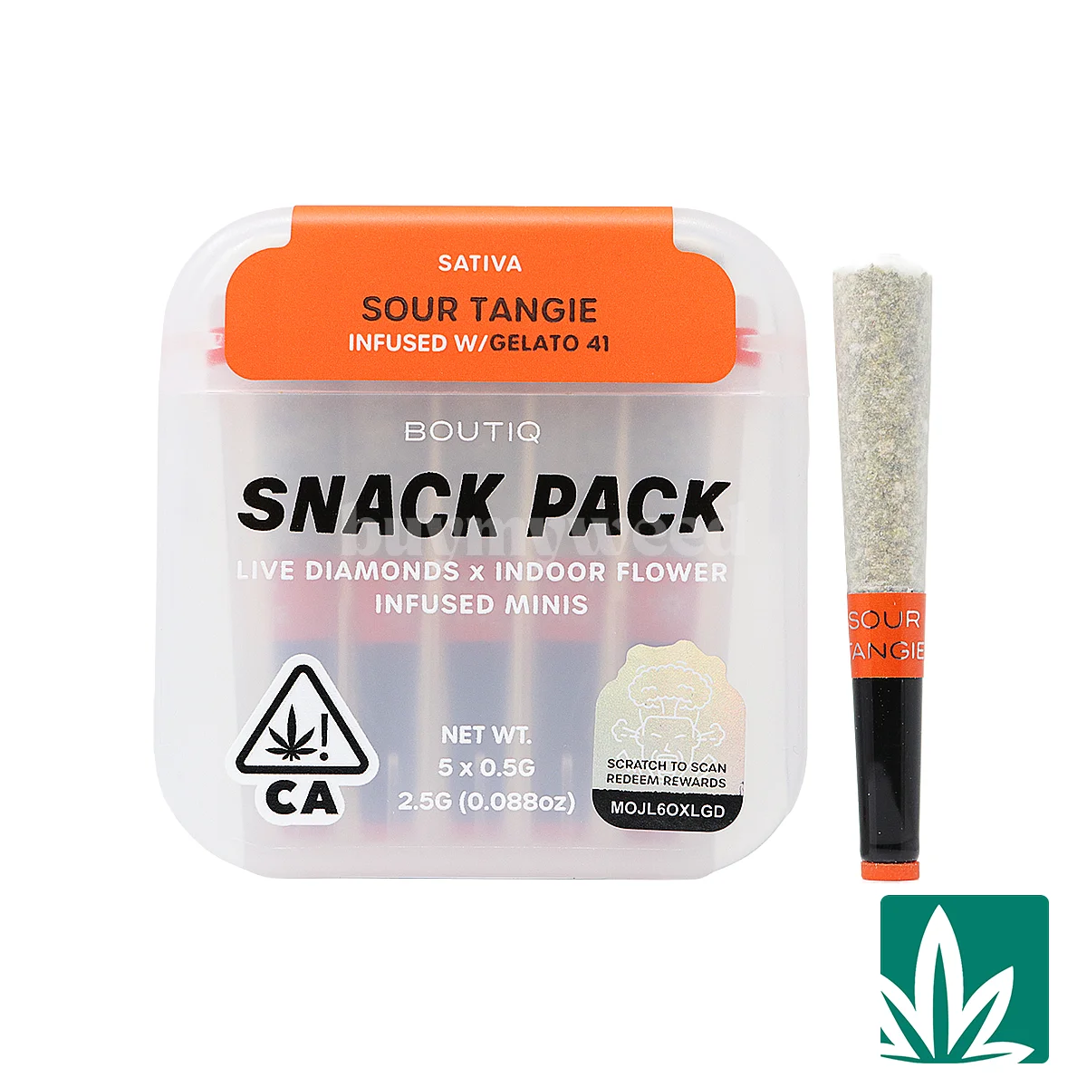 Boutiq Snack Pack (2.5g) - Sour Tangie