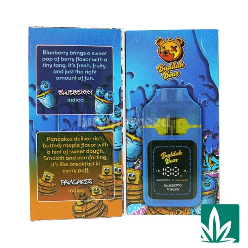 Buddah Bear Sugar Diamond Dispo (3g) - Blueberry Stacks - 2