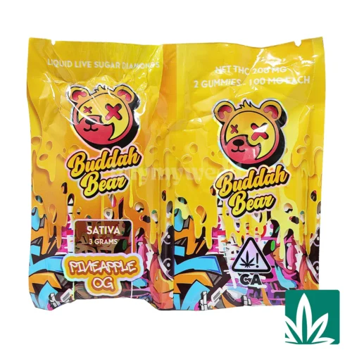 Buddah Bear Sugar Diamond Dispo (3g) - Pineapple OG - 3