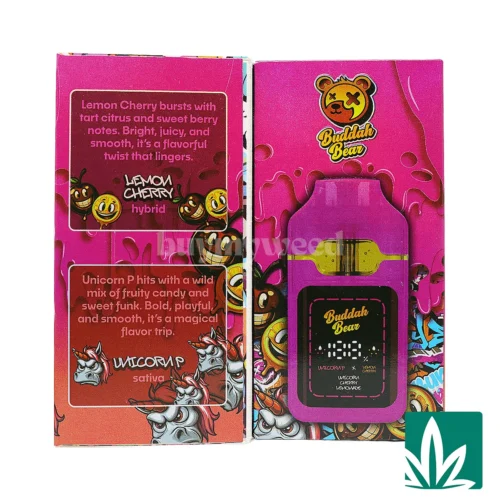 Buddah Bear Sugar Diamond Dispo (3g) - Unicorn Cherry Lemonade - 2