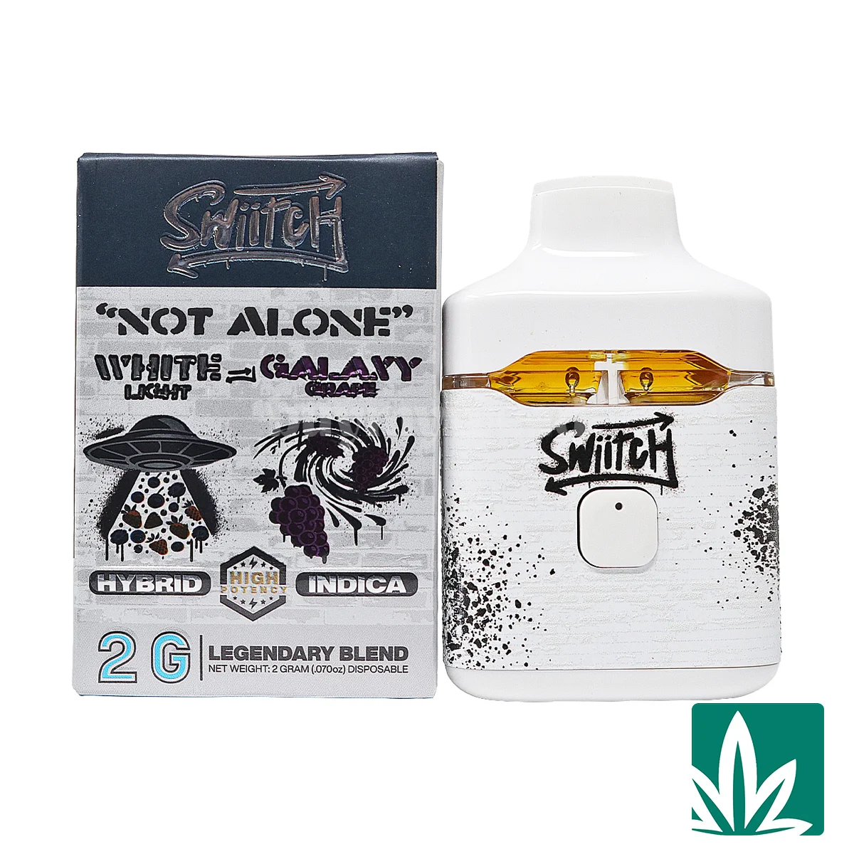 Swiitch Disposable (2g) - White Light x Galaxy Grape - 1