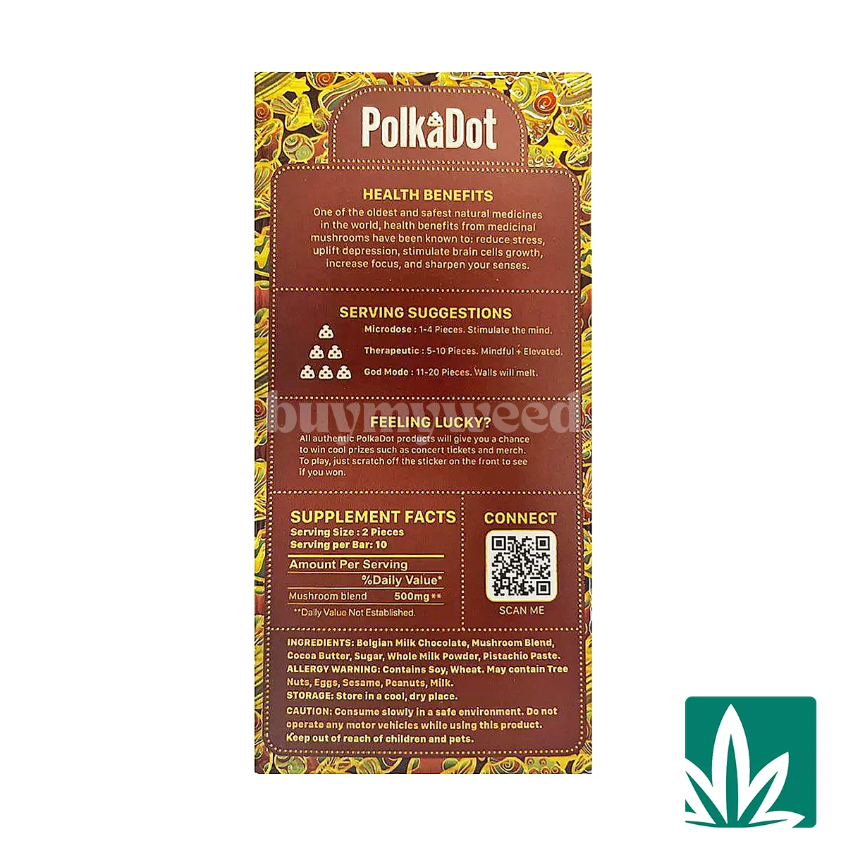 Polka Dots Magic Chocolate (5g) - Dubai Chocolate Flavor - 2