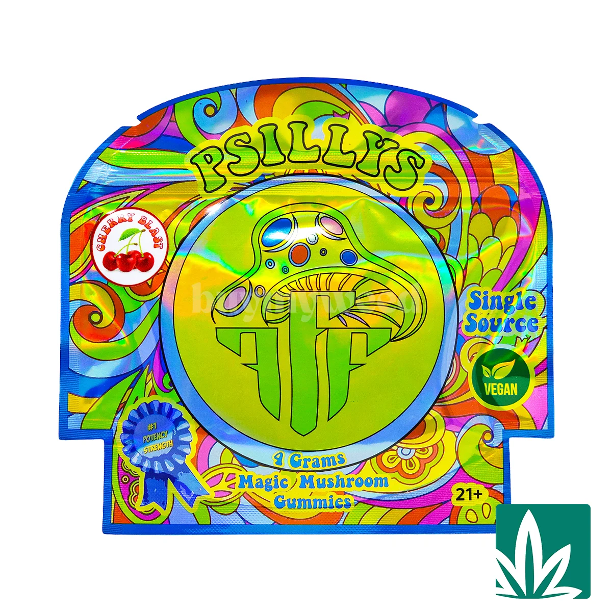 Psillys Magic Mushroom Gummies (4g) - Cherry Blast
