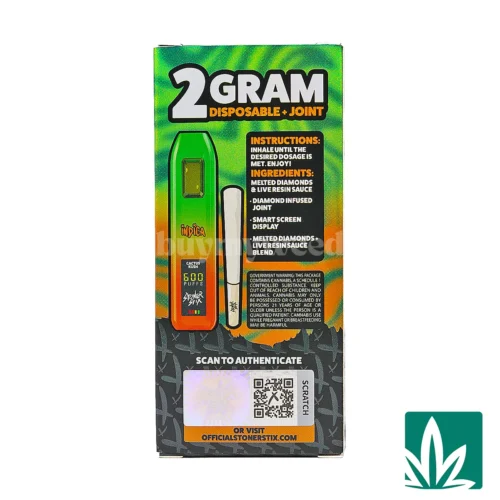 Stoner Stix Dispo (2g) - Cactus Kush - 2