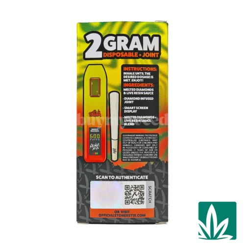Stoner Stix Dispo (2g) - Mango Madness - 2
