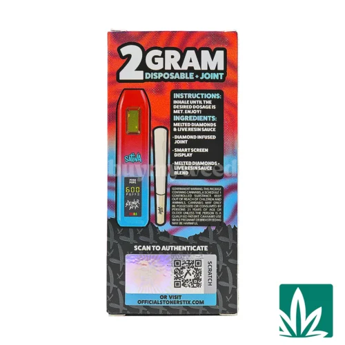 Stoner Stix Dispo (2g) - Push Popz - 2