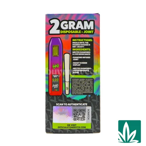 Stoner Stix Dispo (2g) - Rainbow Beltz - 2
