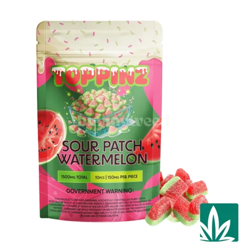 Toppinz Gummies 1500mg - Watermelon Patch